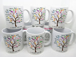 Tazza albero della vita con nomi