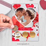 Gratta e vinci San Valentino con foto