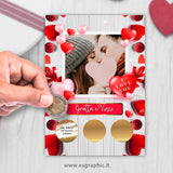 Gratta e vinci San Valentino con foto
