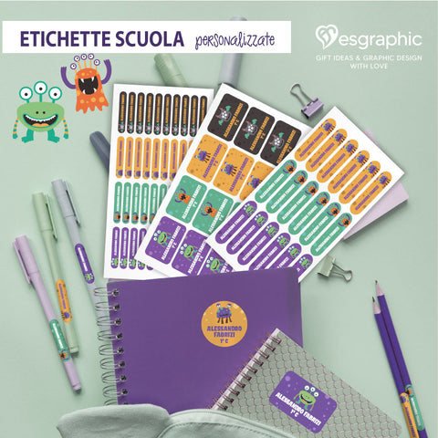 Etichette scuola