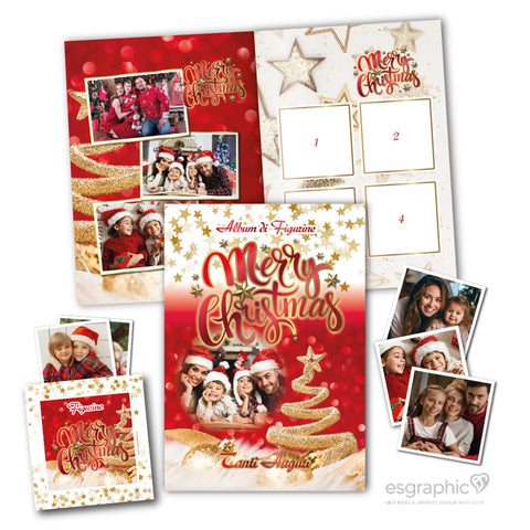 Album di figurine personalizzato natale