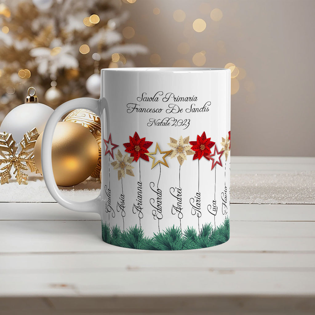 Tazza in ceramica regalo personalizzato per la maestra con nome e classe Tazza in ceramica regalo personalizzato per la maestra con nome e classe